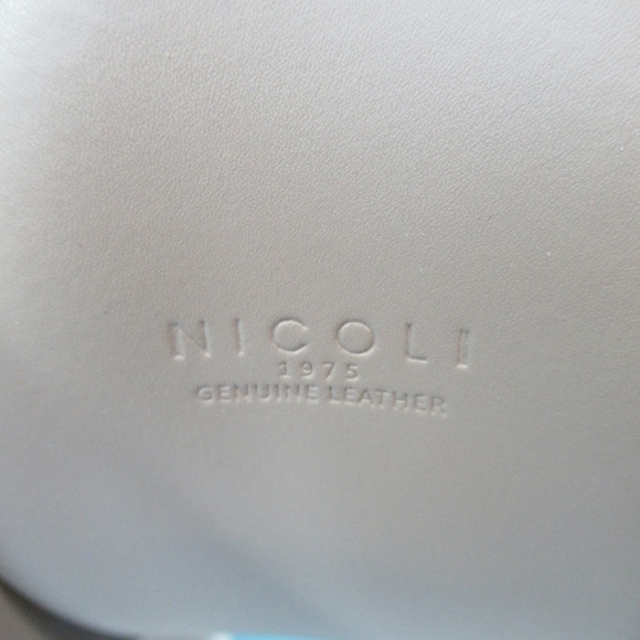 Nicoli  Tan Italian Leather Luxury Handbag - Picture 7 of 8